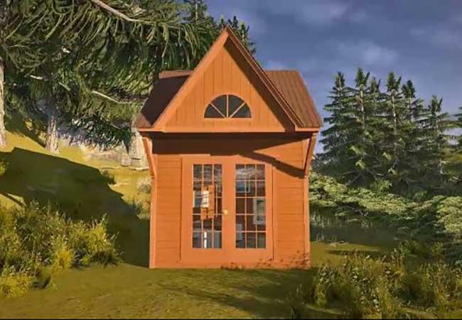 Cabin Take A 3D Tour Western red cedar siding Summerwood